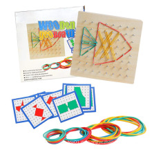 Holzmanipulatives materielles grafisches Bildungsspielzeug